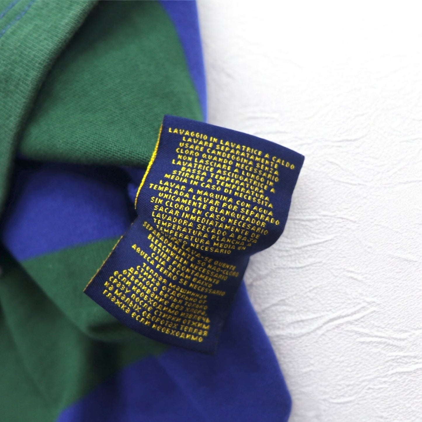 Rugby by RALPH LAUREN ボーダー ラガーシャツ M スカル 刺繍 VINTAGE SLIM FIT 0457067LMYH 未使用品