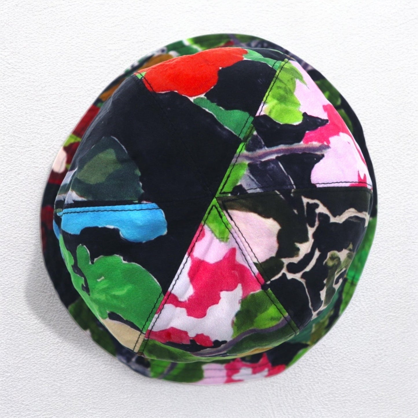 KHOKI バケットハット FREE マルチカラー 総柄 ドローコード 22ss-z-01 日本製