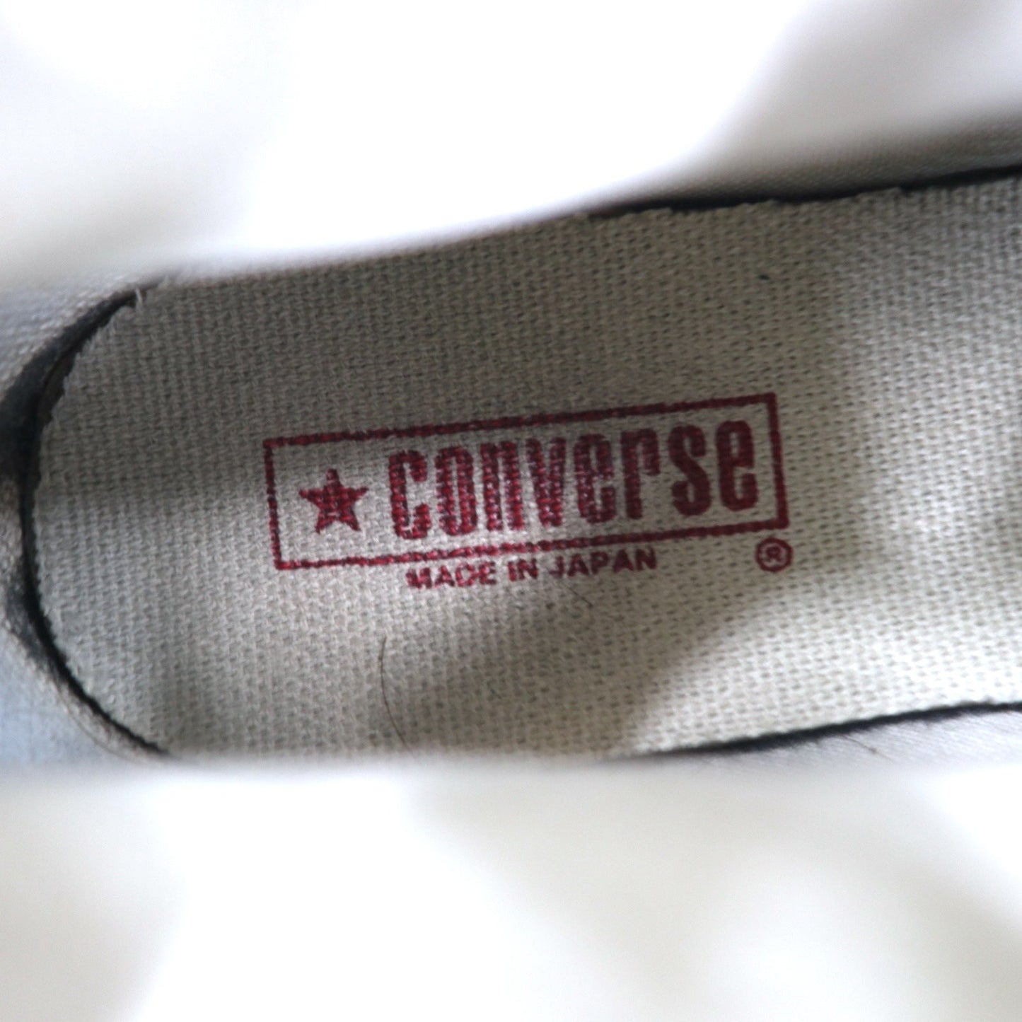 CONVERSE 日本製 オールスター ALL STAR J OX ハイカット スニーカー 27.5cm ブラック キャンバス 6EH01