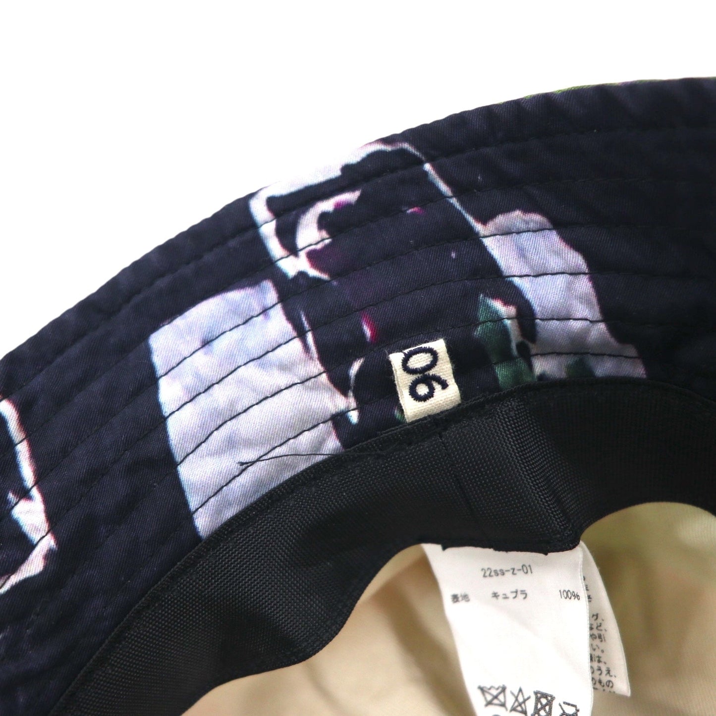 KHOKI バケットハット FREE マルチカラー 総柄 ドローコード 22ss-z-01 日本製