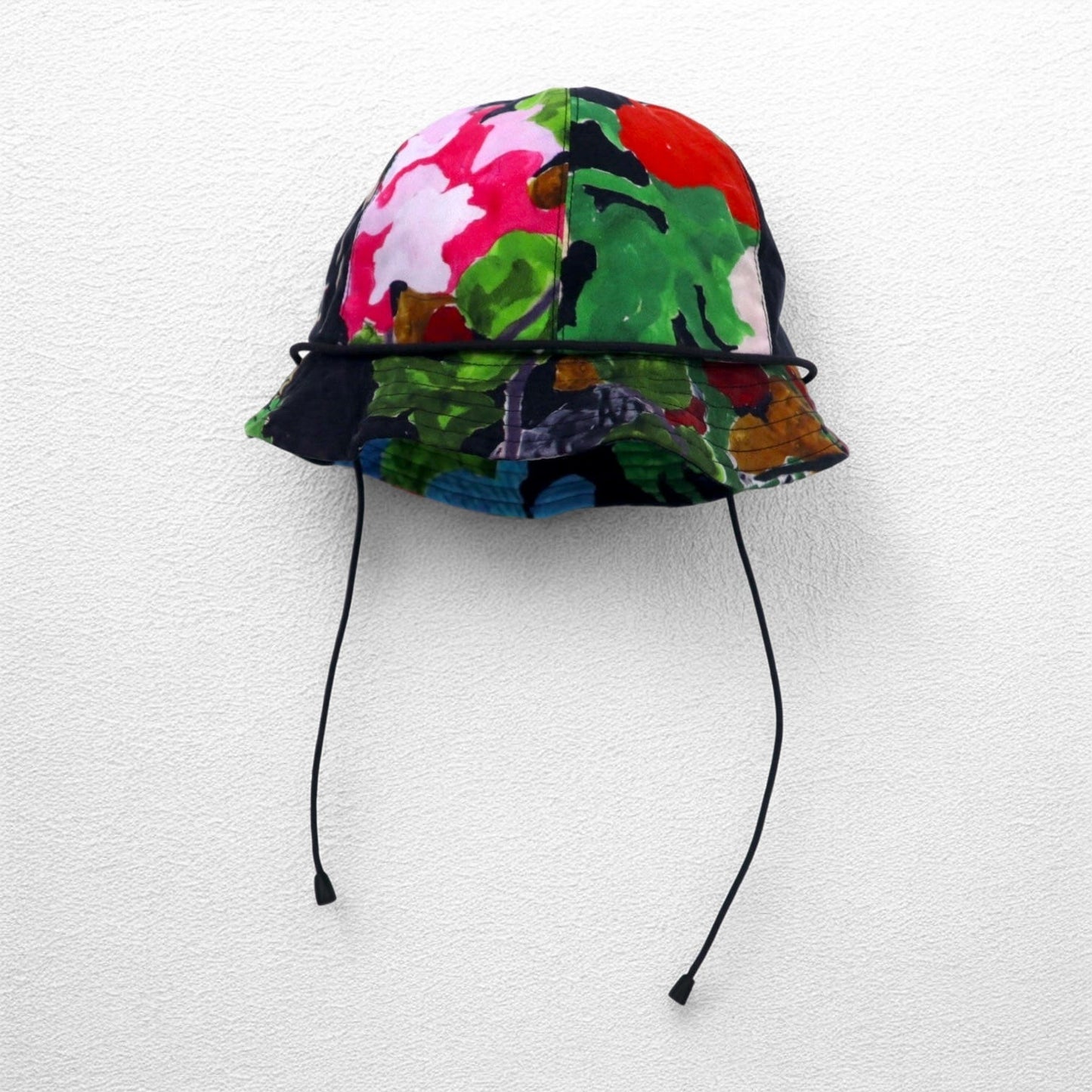 KHOKI バケットハット FREE マルチカラー 総柄 ドローコード 22ss-z-01 日本製