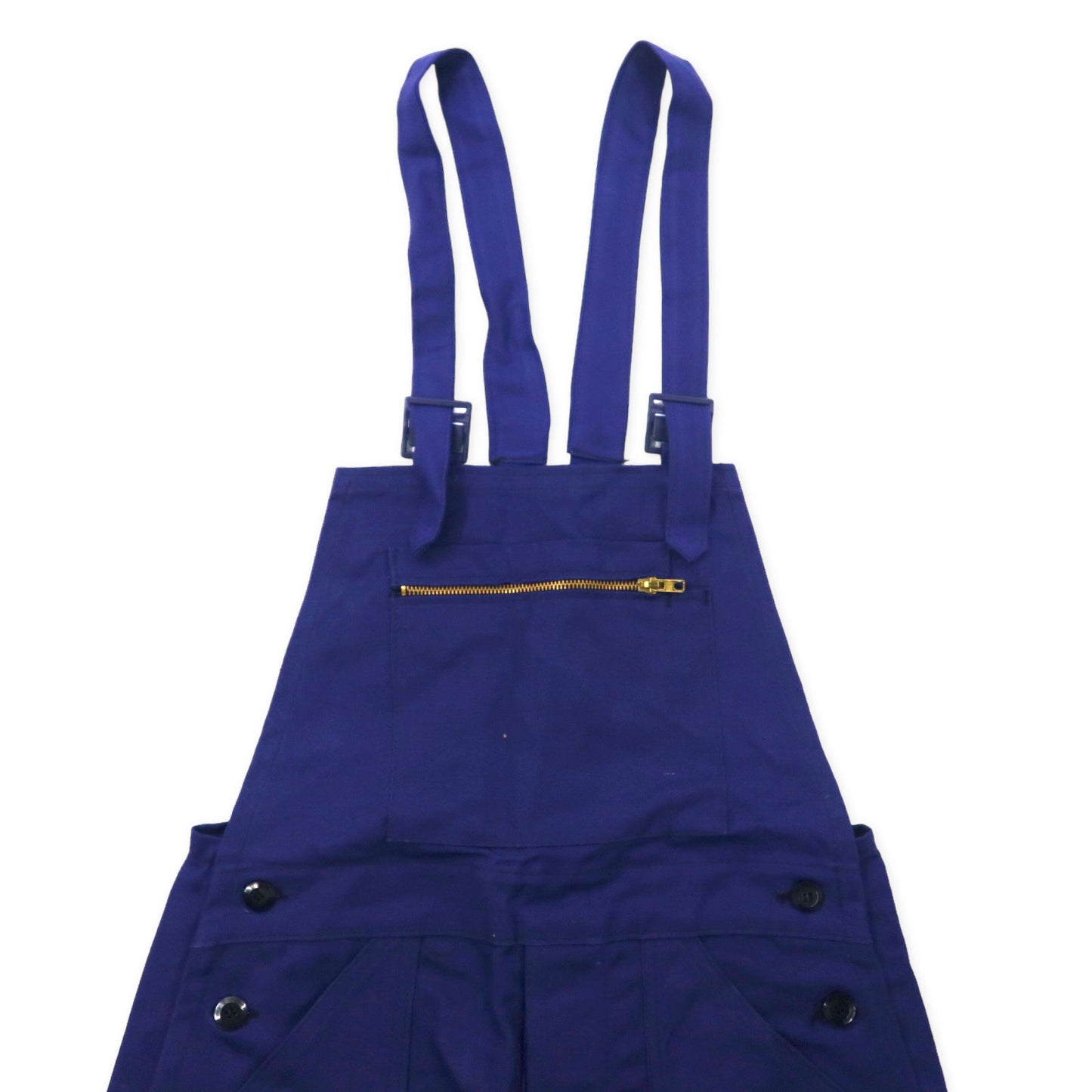 Vintage French Work Overall 60年代 ユーロワーク フレンチ オーバーオール 44 ブルー コットン aileeジップ フランス製