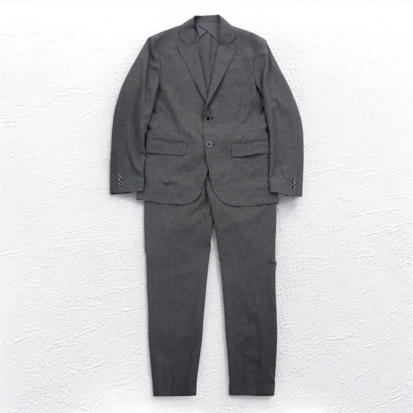 EDIFICE アクティブ ジャージー スーツ セットアップ S/M グレー ポリエステル 19-010-300-1025-1