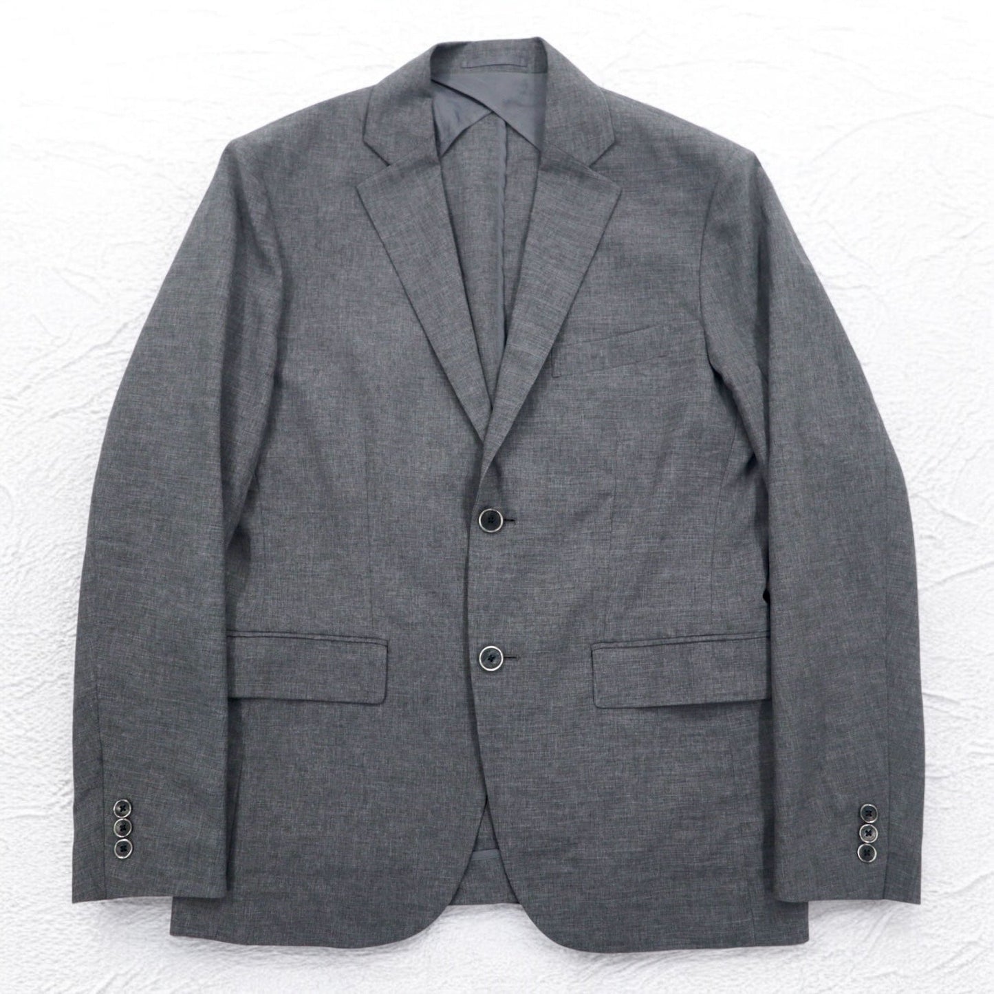 EDIFICE アクティブ ジャージー スーツ セットアップ S/M グレー ポリエステル 19-010-300-1025-1