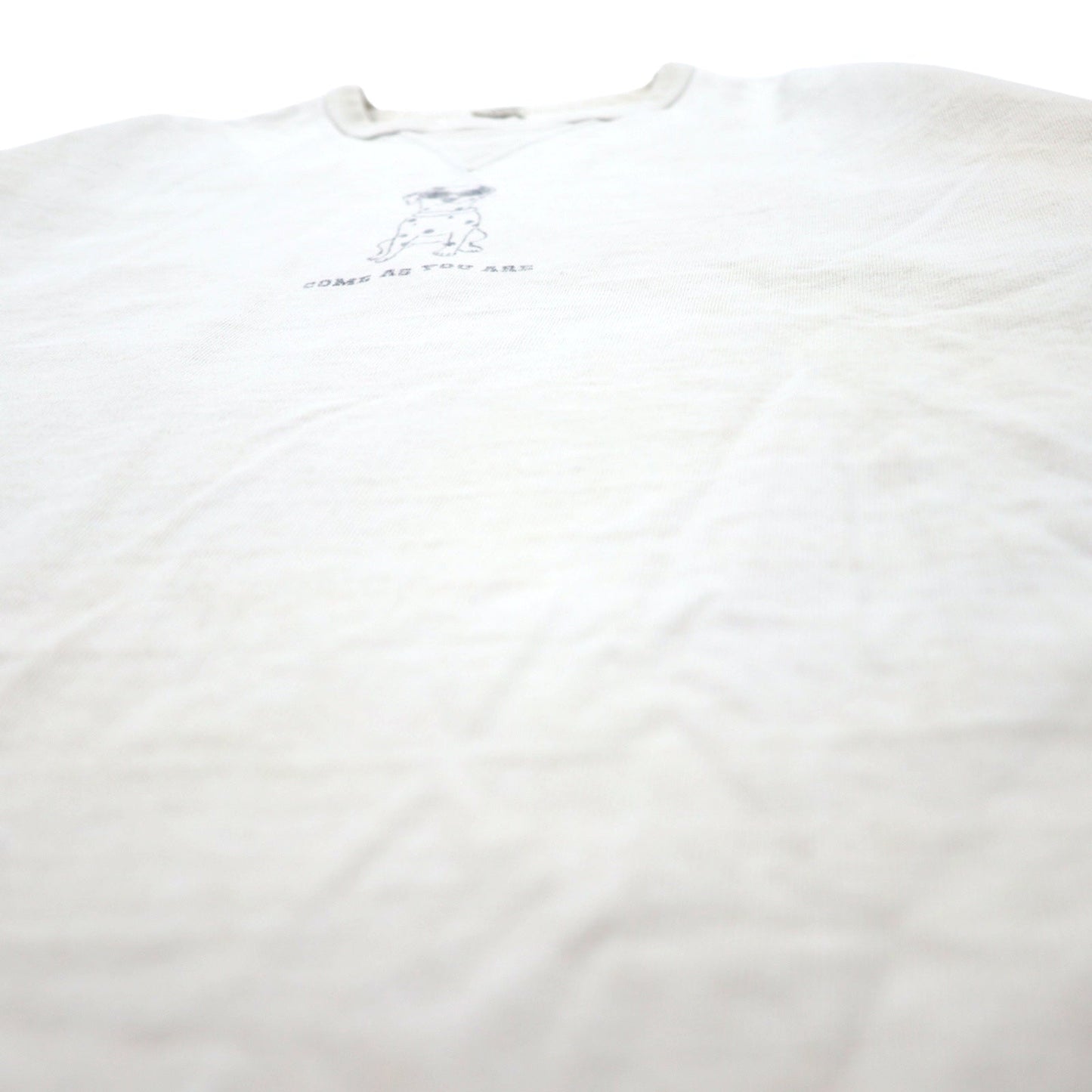 BARNS OUTFTITTERS タフネック プリントTシャツ M ホワイト コットン NOLLEY'S別注 日本製