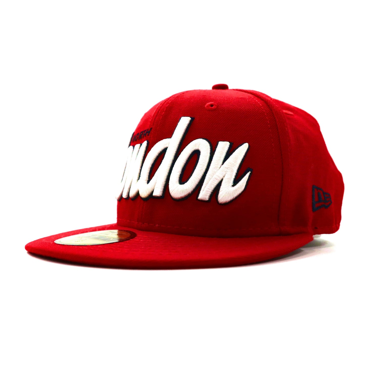 NEW ERA ベースボールキャップ 58.7cm レッド ウール NORTH LONDON