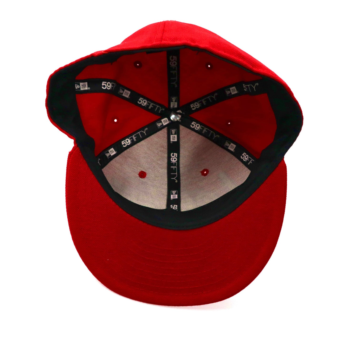 NEW ERA ベースボールキャップ 58.7cm レッド ウール NORTH LONDON