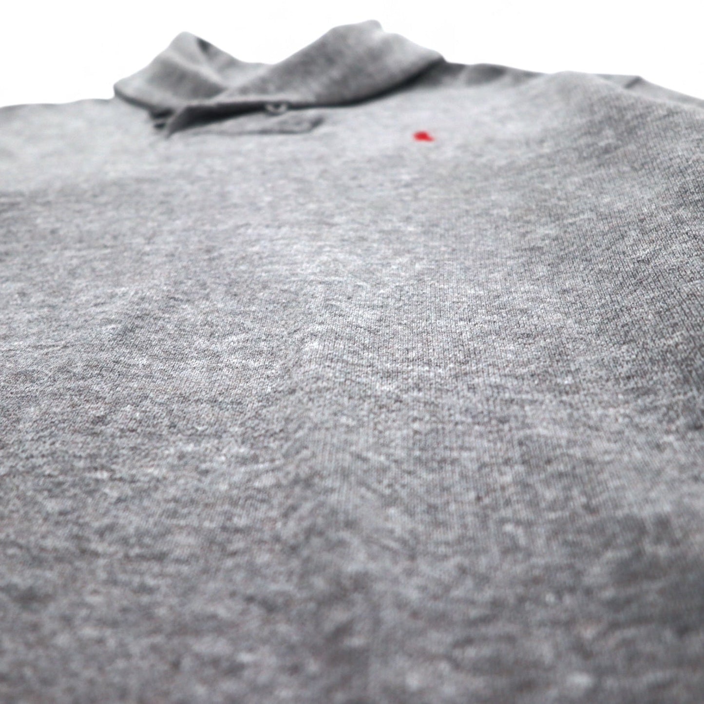 POLO RALPH LAUREN ショールカラー スウェット S グレー スモールポニー 刺繍 スリランカ製