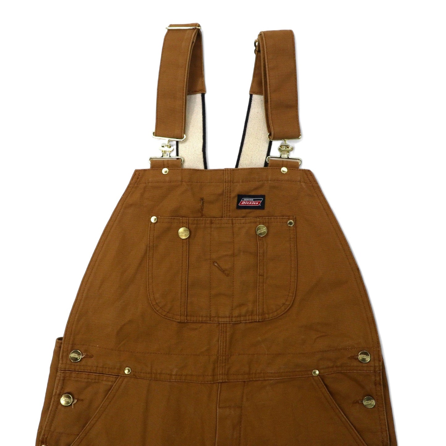 Dickies ダック オーバーオール 34 ベージュ コットン G6541BD
