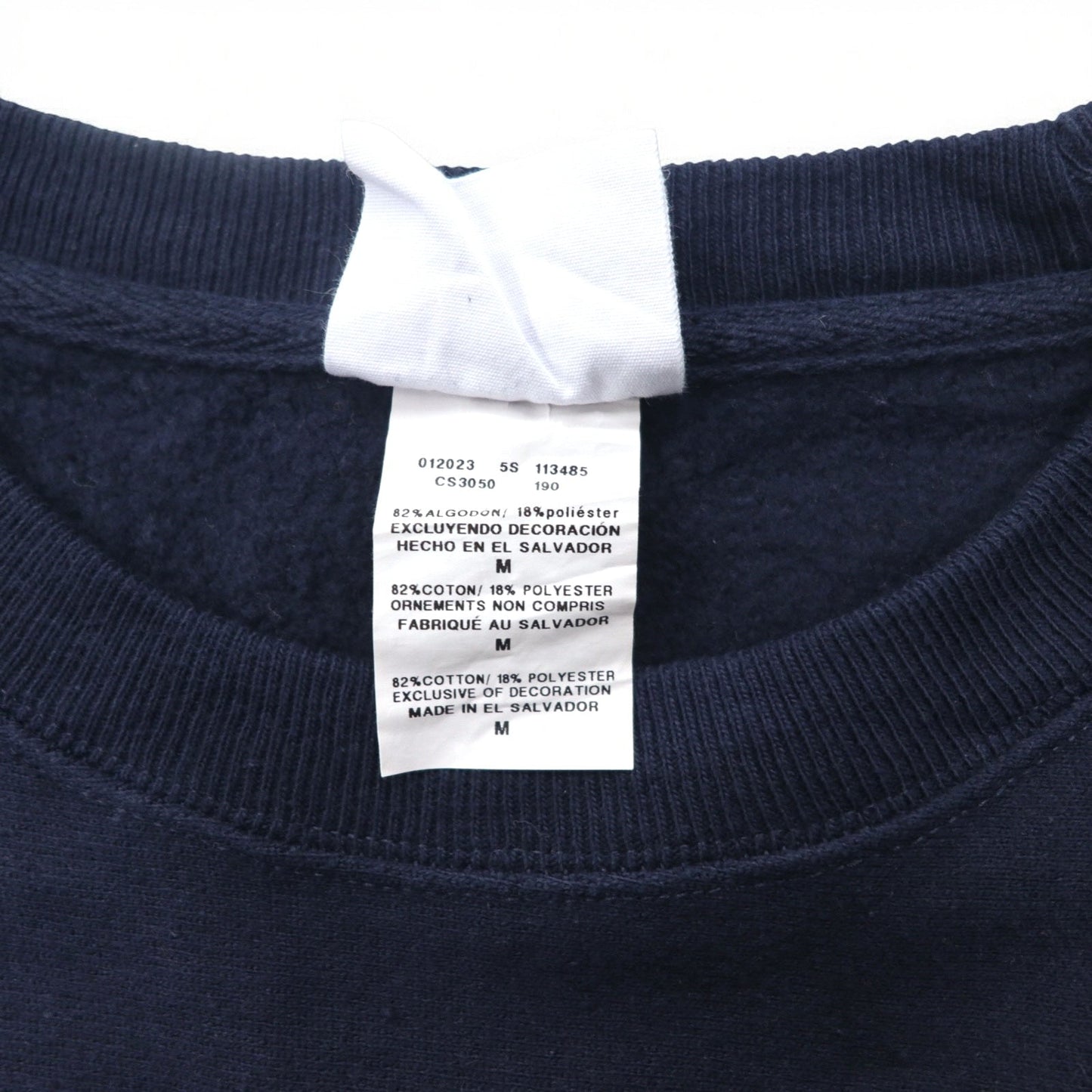 Champion リバースウィーブ REVERSE WEAVE スウェット XL ネイビー COLLEGE カレッジプリント 青単タグ 復刻 エルサルバドル製