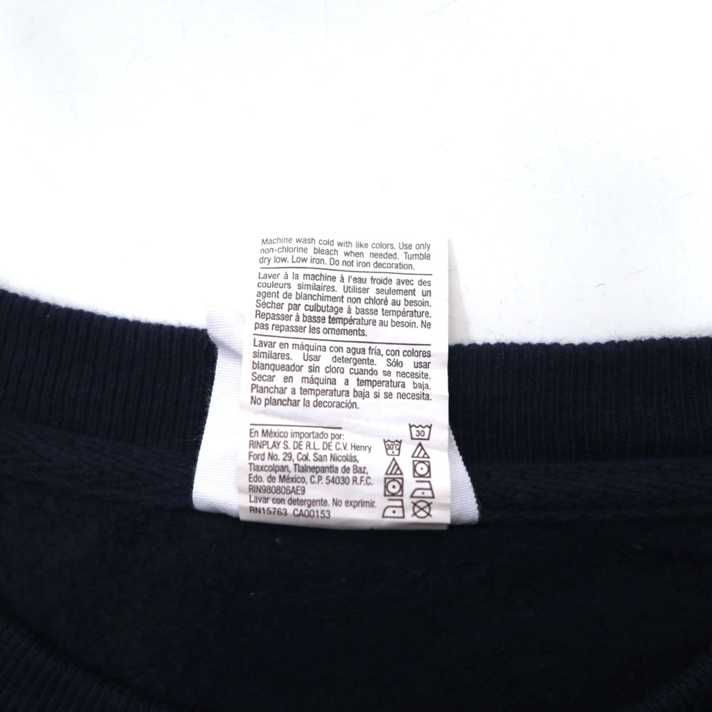Champion リバースウィーブ REVERSE WEAVE スウェット XL ネイビー COLLEGE カレッジプリント 青単タグ 復刻 エルサルバドル製