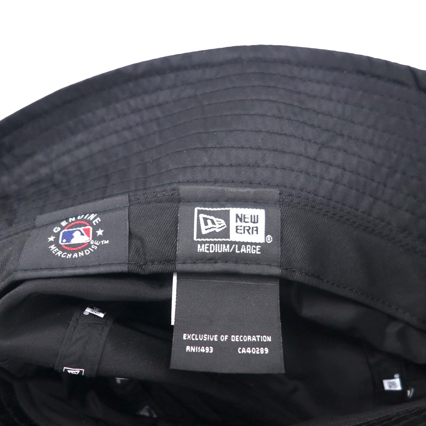 NEW ERA ナイロン バケットハット M/L ブラック MLB NEWYORK YANKEES