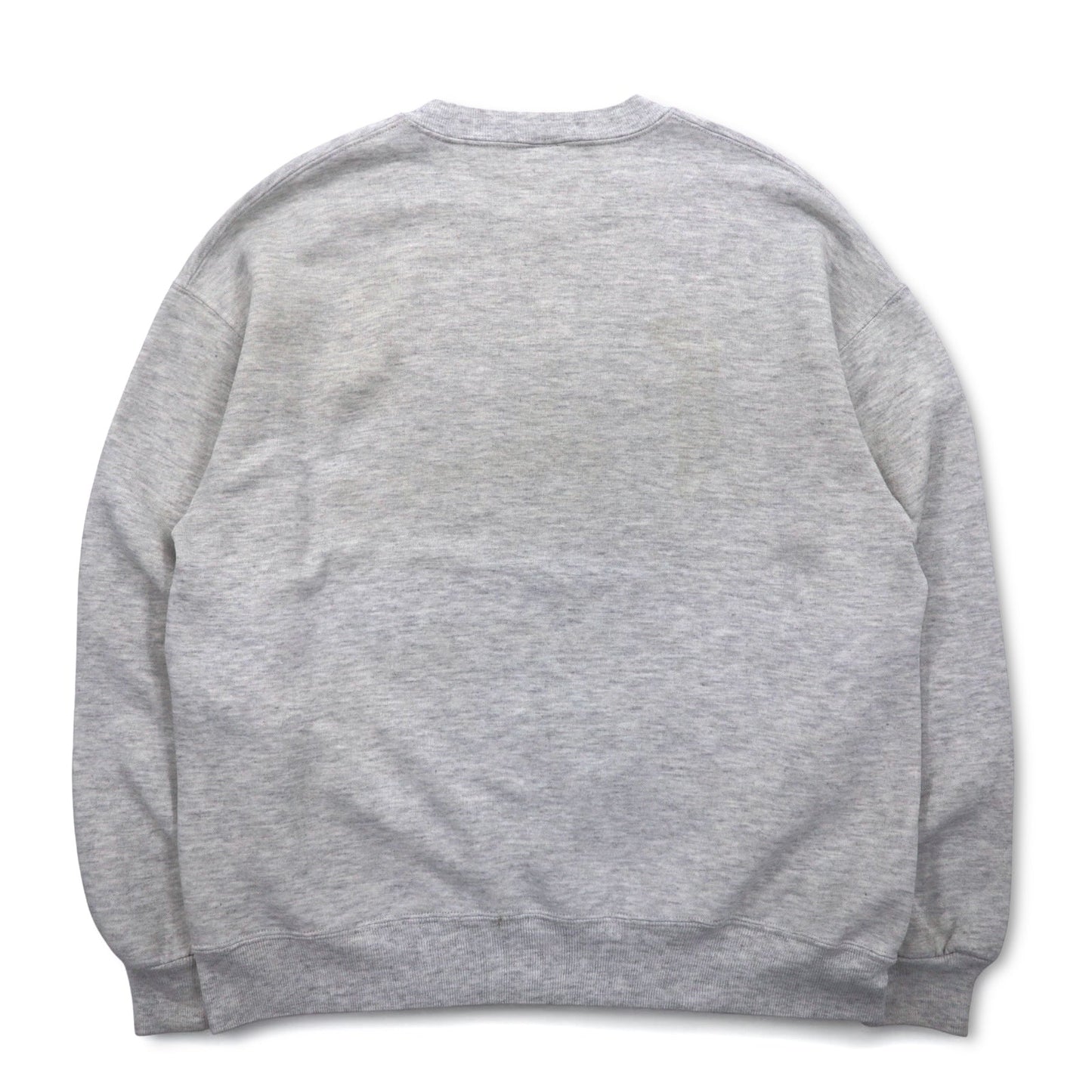 USA製 90年代 JERZEES SUPER SWEATS カレッジプリント スウェット L グレー コットン SUTTONS BAY