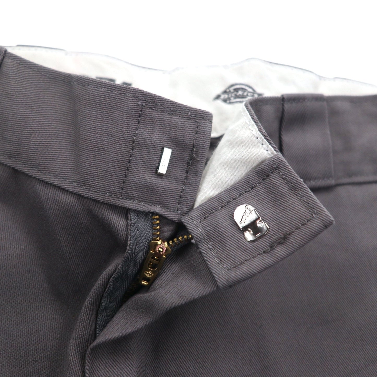 Dickies 874 オリジナルフィット チノパンツ ワークパンツ L グレー ポリエステル コットン