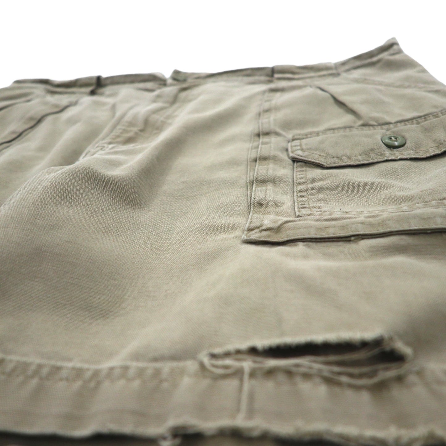 Cabela's 90年代 ブッシュ ショートパンツ XL カーキ コットン ポケット