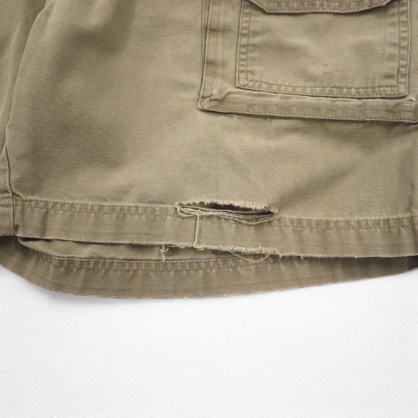 Cabela's 90年代 ブッシュ ショートパンツ XL カーキ コットン ポケット