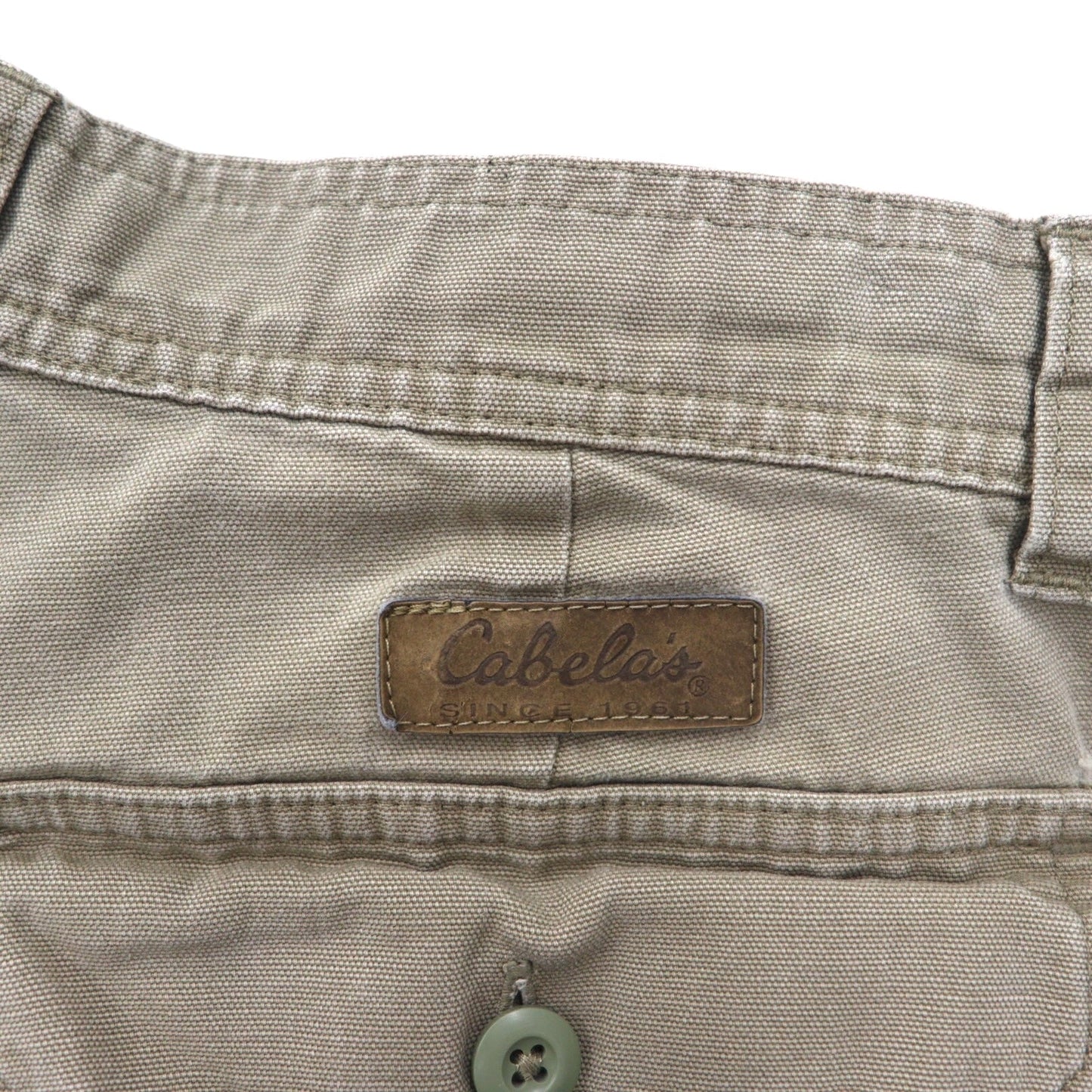 Cabela's 90年代 ブッシュ ショートパンツ XL カーキ コットン ポケット