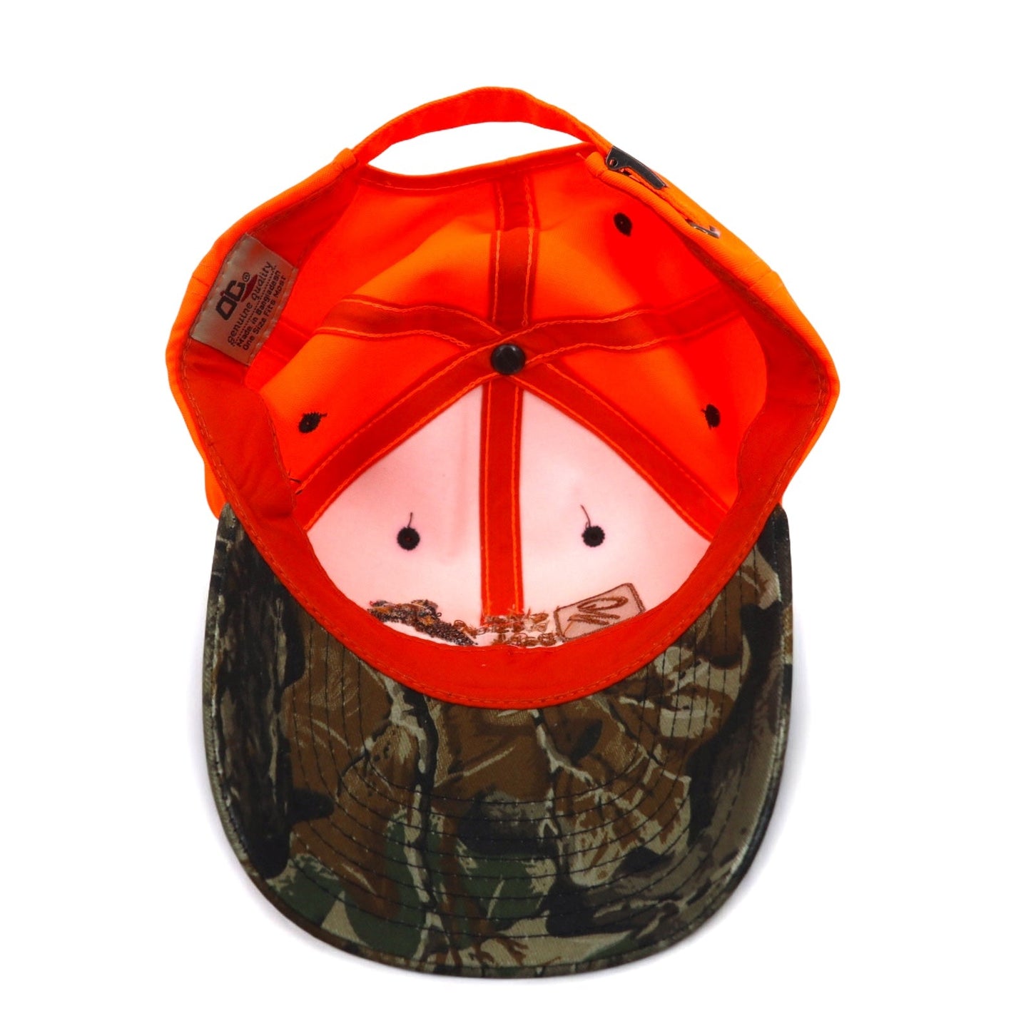 Great Western Bank 6パネルキャップ ハンティングキャップ ONE オレンジ リアルツリーカモ ポリエステル