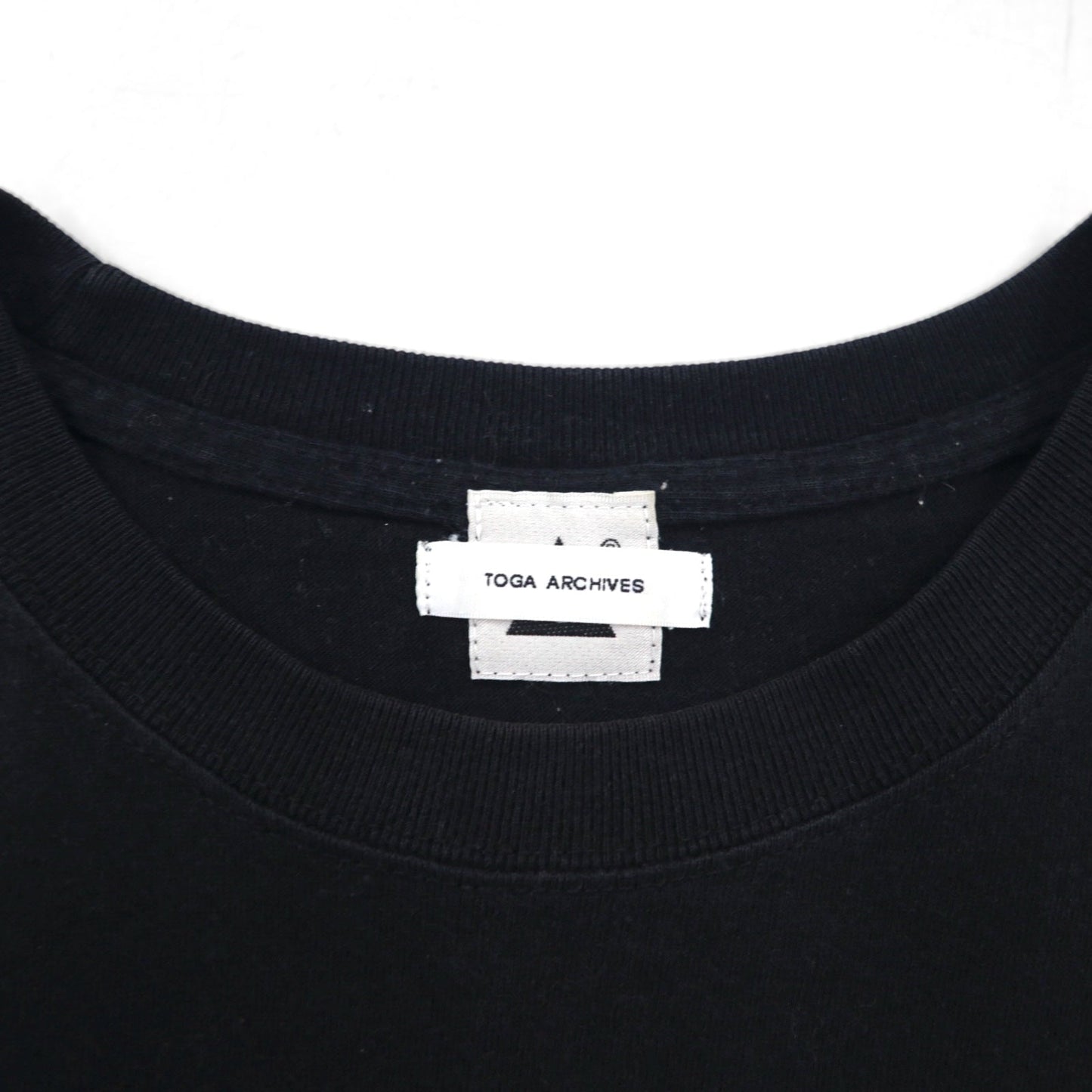 TOGA ARCHIVES × モンゴリアンチョップス トーガ愛 刺繍 Tシャツ M ブラック コットン 大阪店限定