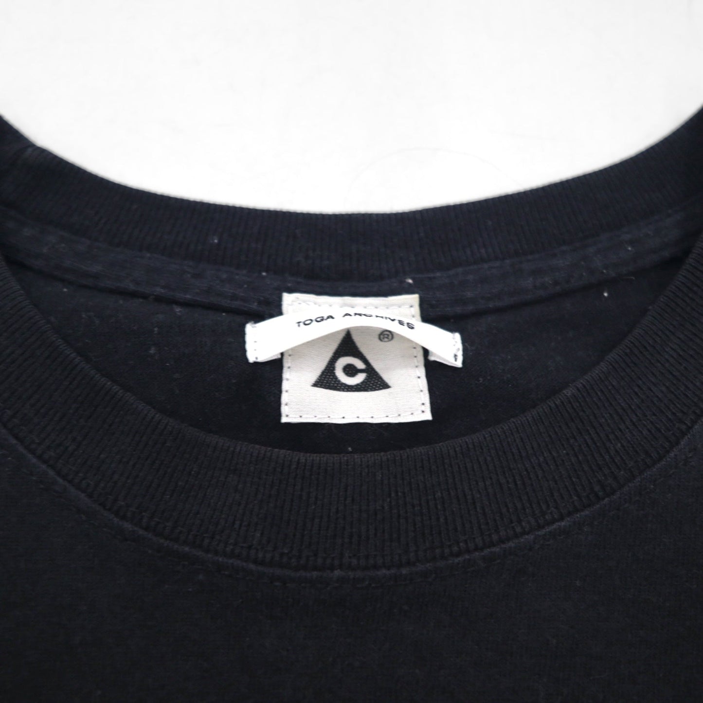 TOGA ARCHIVES × モンゴリアンチョップス トーガ愛 刺繍 Tシャツ M ブラック コットン 大阪店限定