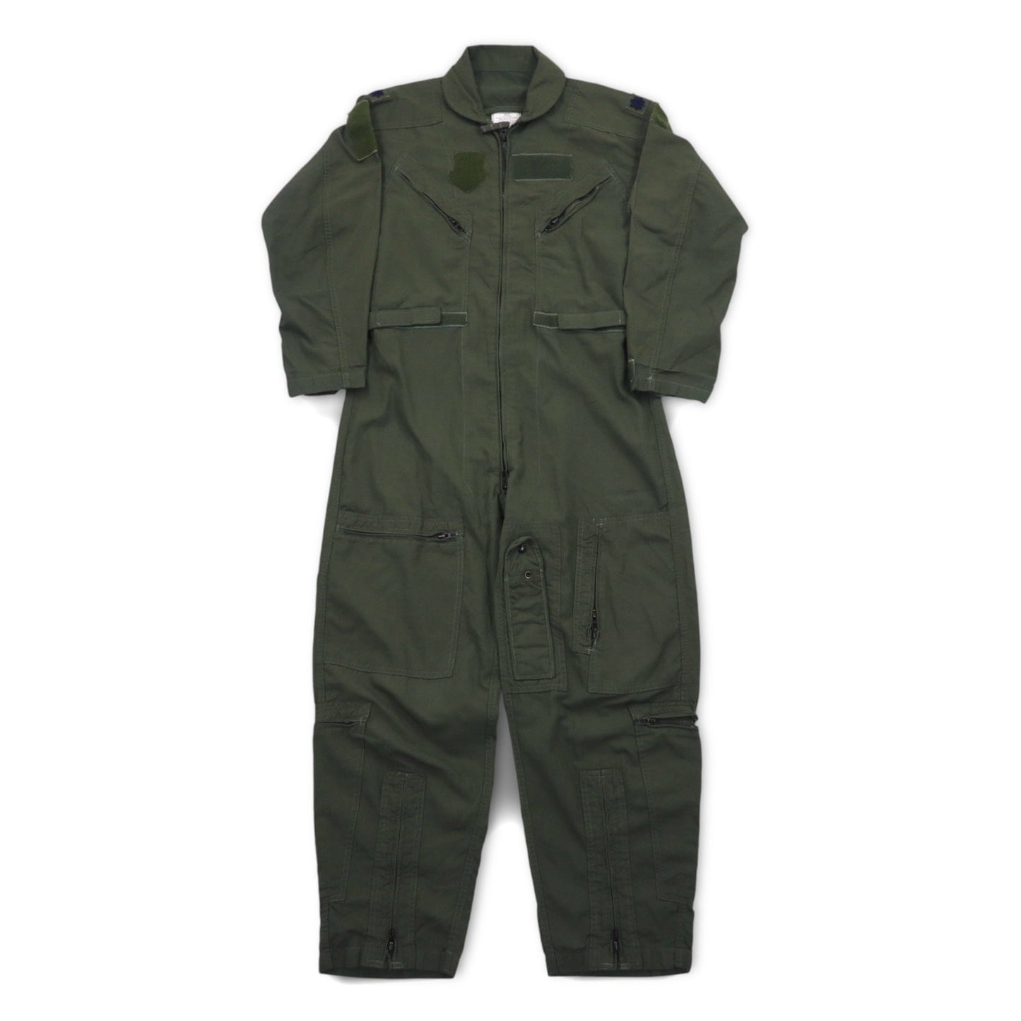 US ARMY 米軍 CWU-27P COVERALLS FLYERS フライトスーツ オールインワン ツナギ L カーキ アラミド 難燃 ミリタリー 8415-01-043-8386 BROOMFIELD,Co.