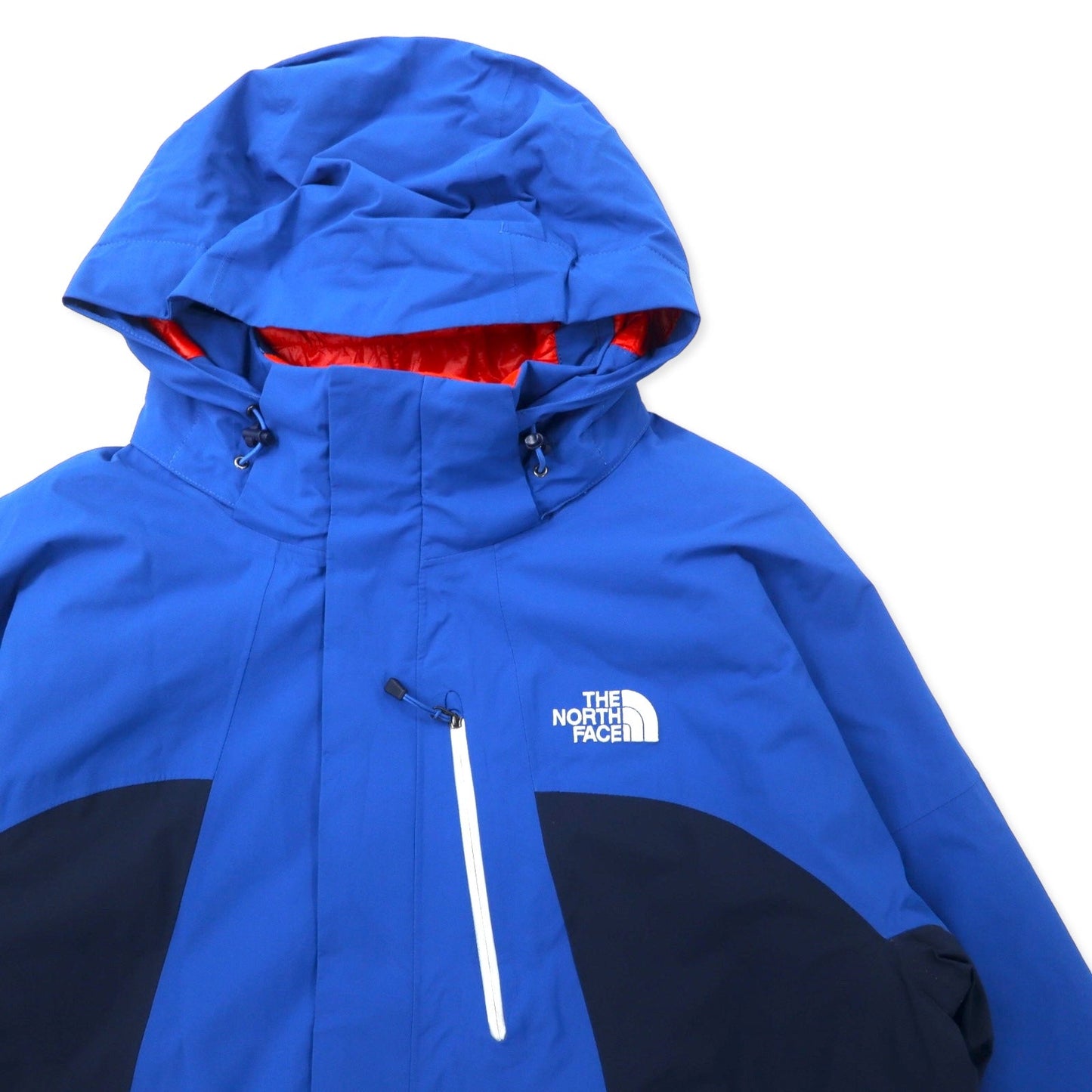 THE NORTH FACE  サーモボール インサレーション マウンテンパーカー L ブルー ポリエステル PRIMALOFT 中綿 THERMOBALL 防水 透湿 HYVENT フード着脱式