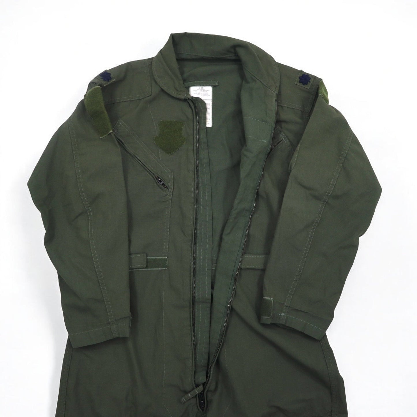 US ARMY 米軍 CWU-27P COVERALLS FLYERS フライトスーツ オールインワン ツナギ L カーキ アラミド 難燃 ミリタリー 8415-01-043-8386 BROOMFIELD,Co.