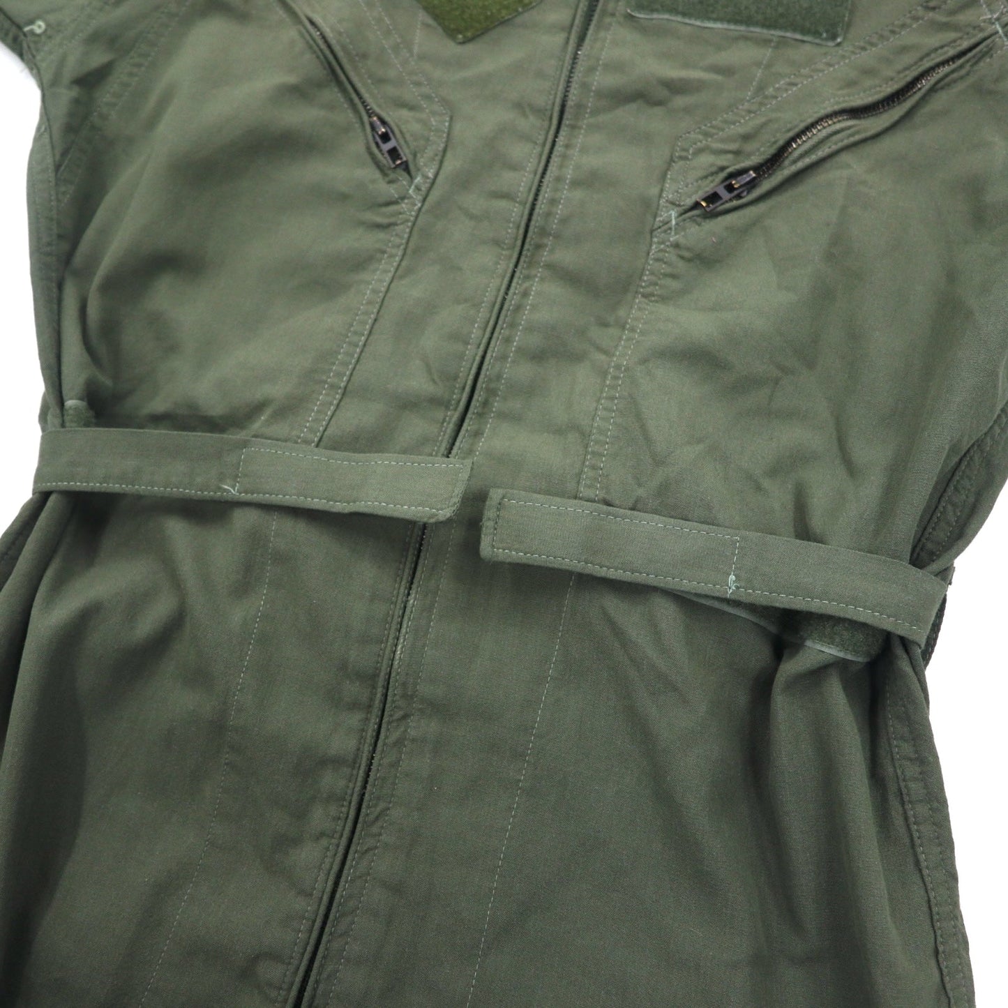 US ARMY 米軍 CWU-27P COVERALLS FLYERS フライトスーツ オールインワン ツナギ L カーキ アラミド 難燃 ミリタリー 8415-01-043-8386 BROOMFIELD,Co.