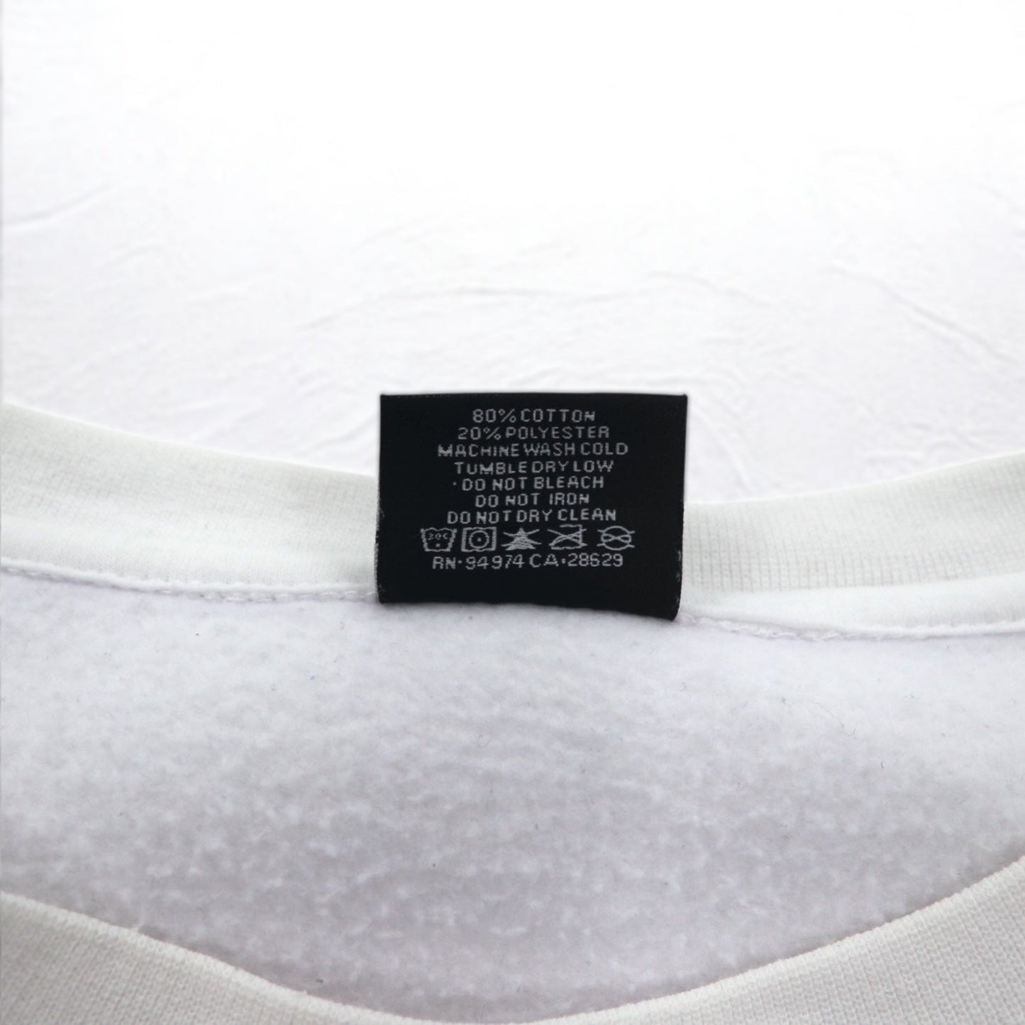 STUSSY USA製 アーチロゴ スウェット XL ホワイト コットン