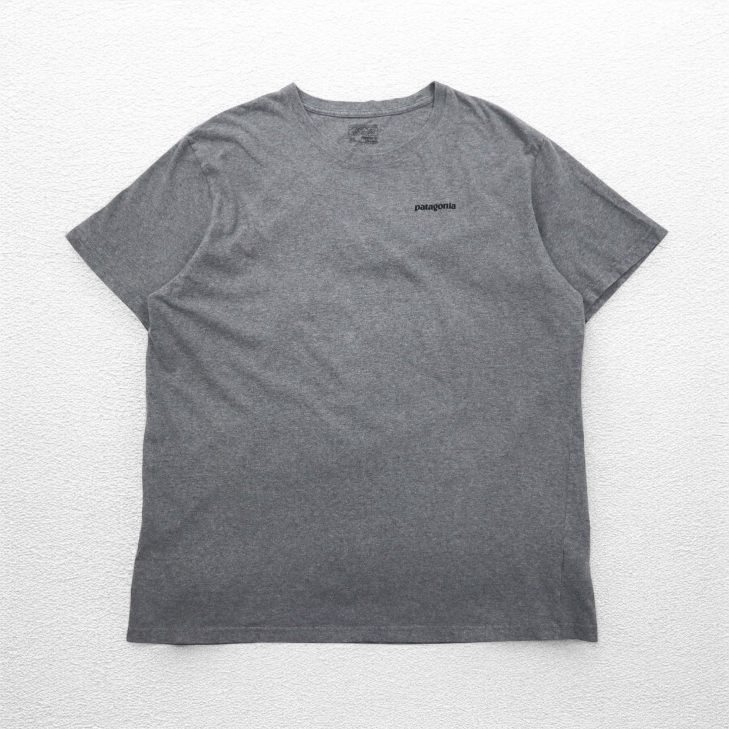 patagonia P-6 ロゴ コットン Tシャツ P-6 Logo Cotton T-Shirt 2XL グレー バックプリント 38906