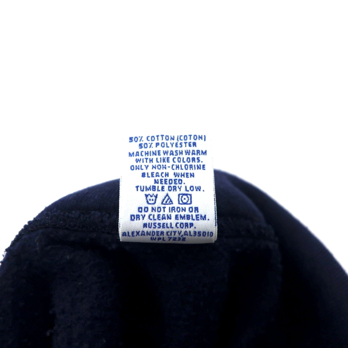 RUSSELL ATHLETIC 90年代 カレッジ プルオーバーパーカー M ネイビー コットン CLARION UNIVERSITY メキシコ製