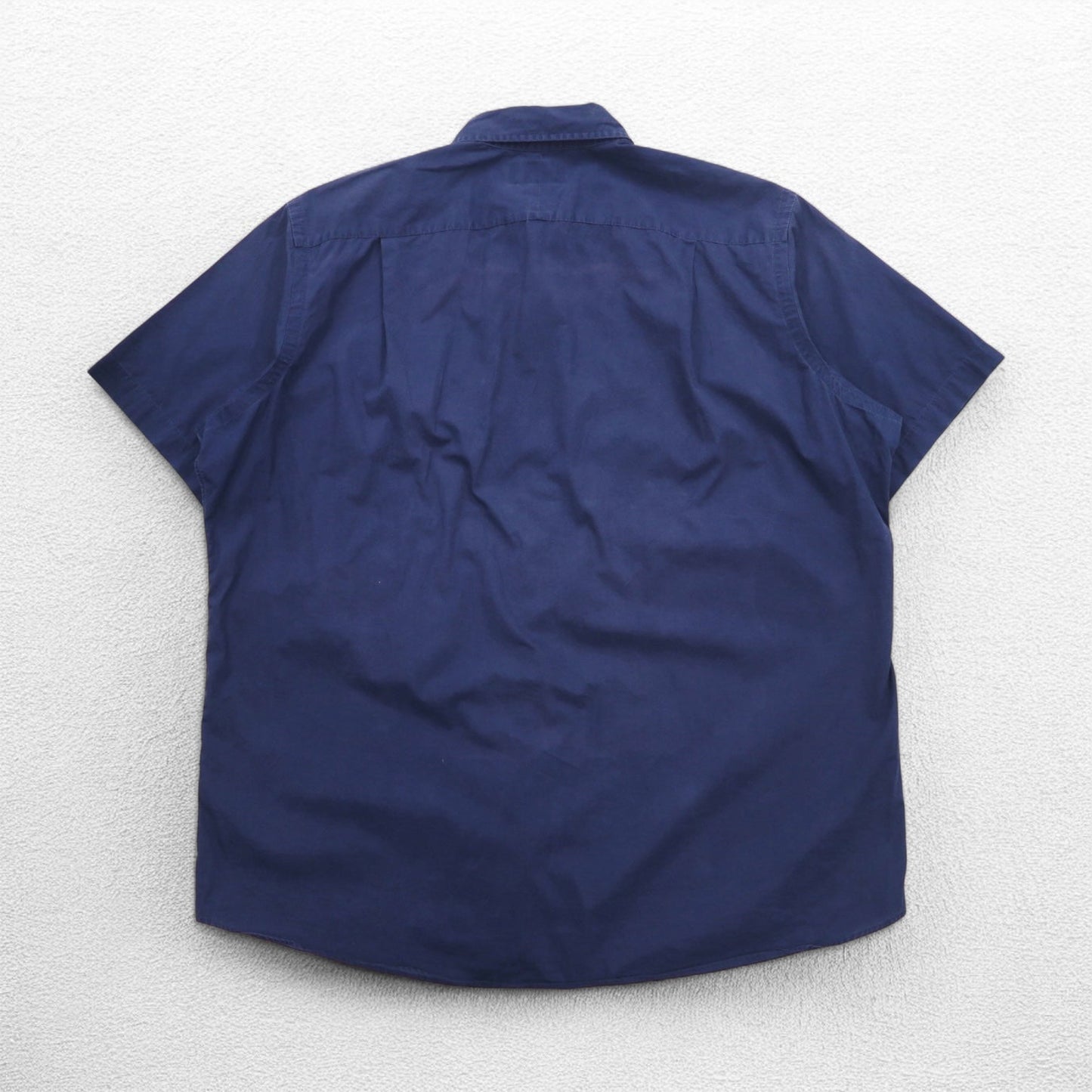 Polo by Ralph Lauren 90年代 半袖 シャツ XL ネイビー コットン 胸ポケット