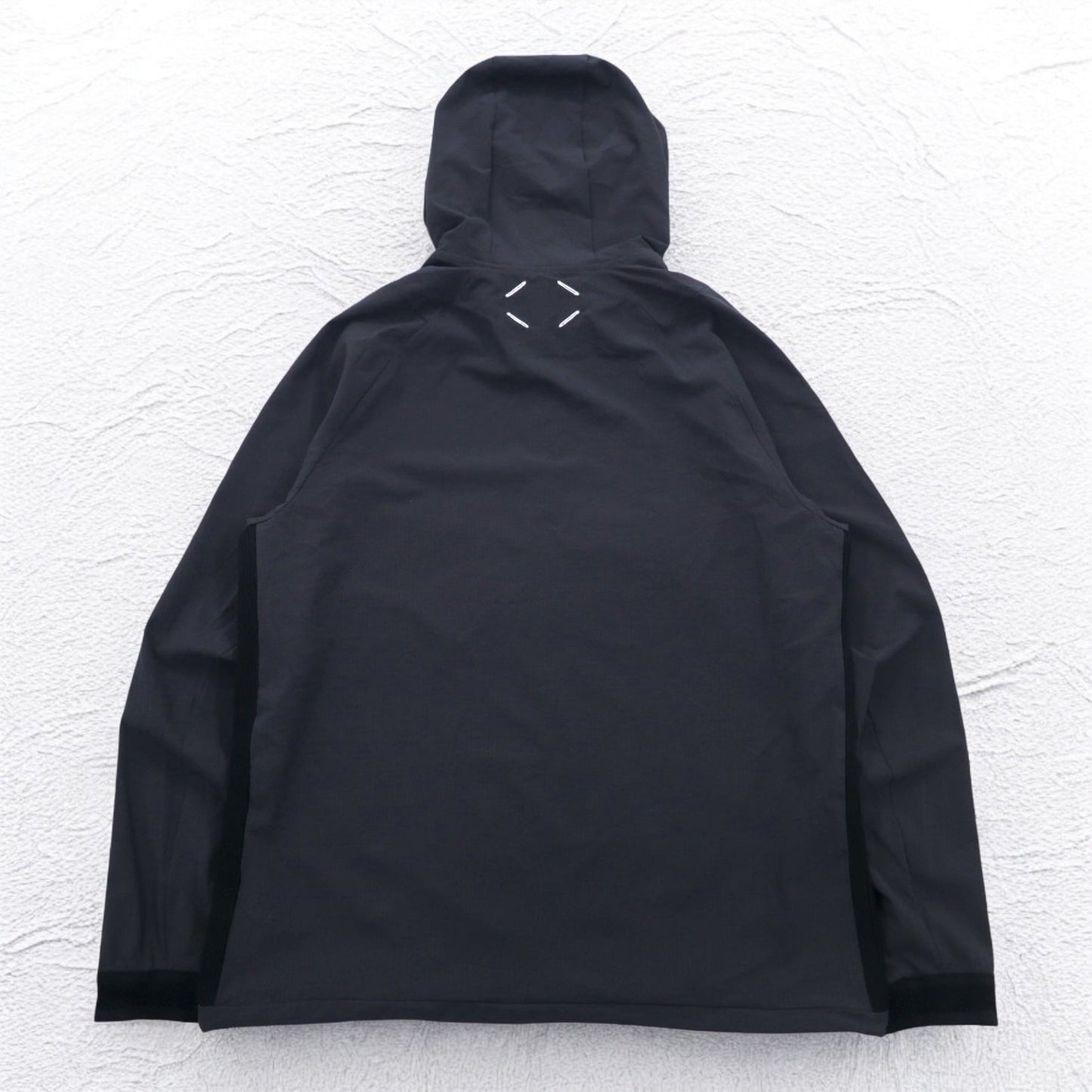 adidas アディクロス ハーフジップ プルオーバー アノラックパーカー L グレー ストレッチ HG1129