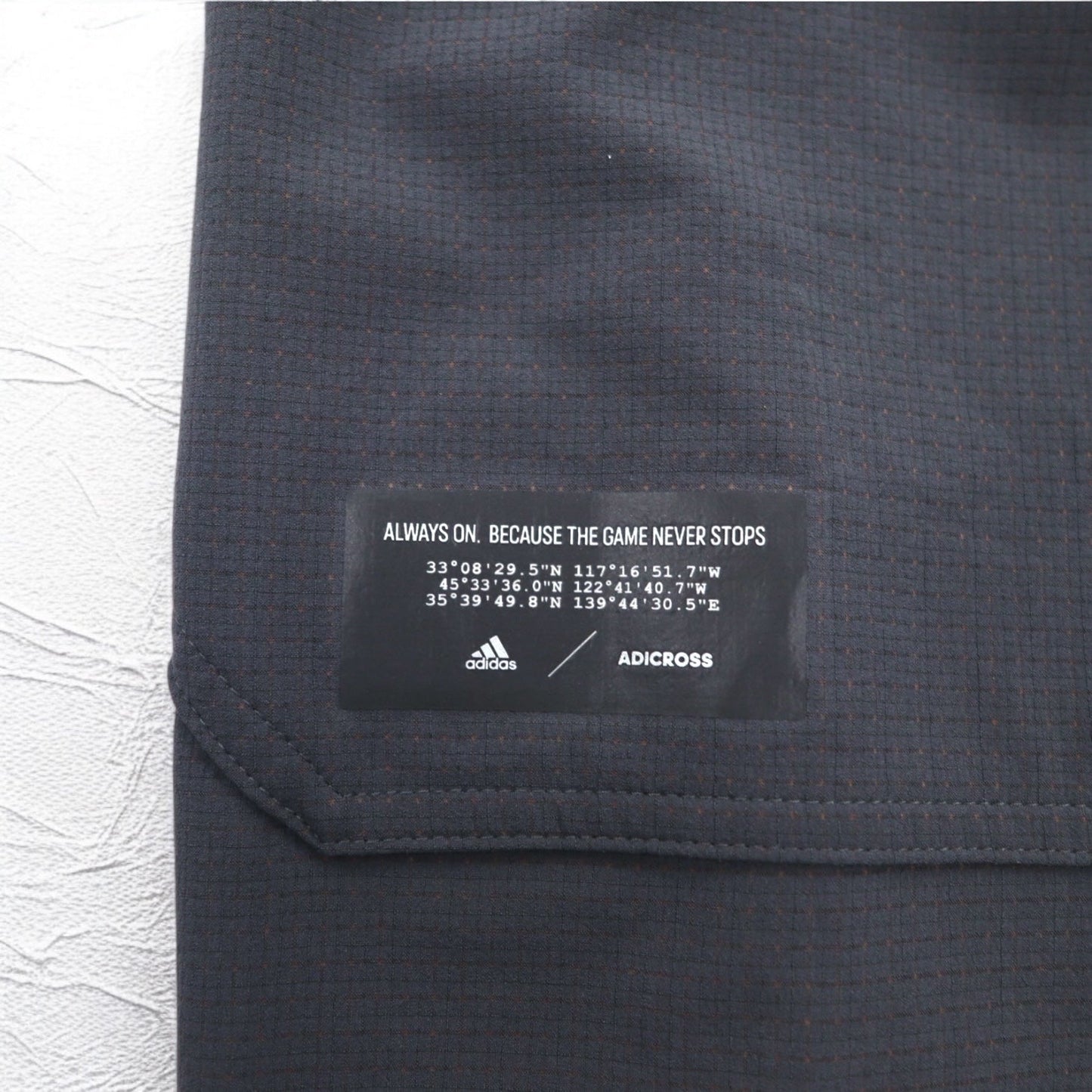 adidas アディクロス ハーフジップ プルオーバー アノラックパーカー L グレー ストレッチ HG1129