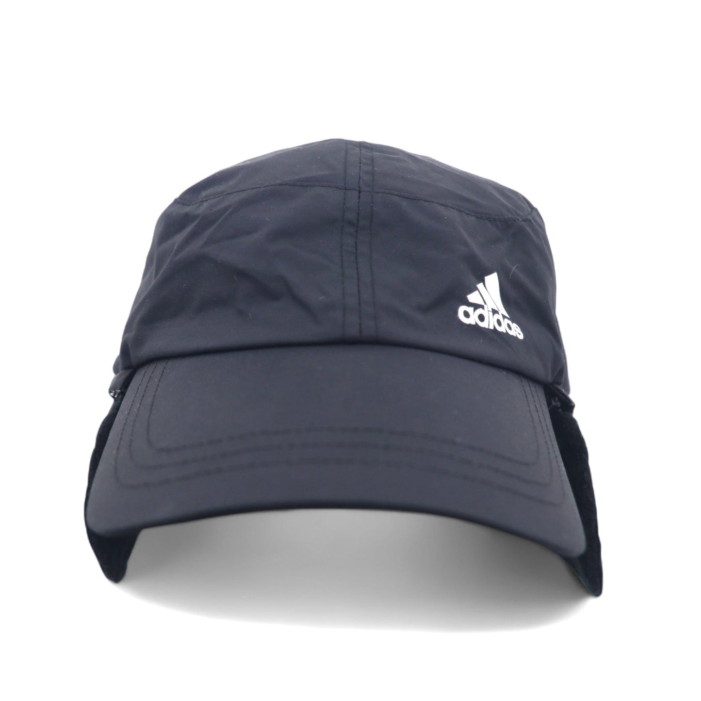 adidas CLIMAPROOF キャップ ONE ブラック ポリエステル 耳当て 着脱可 裏地フリース 防水 防風 透湿