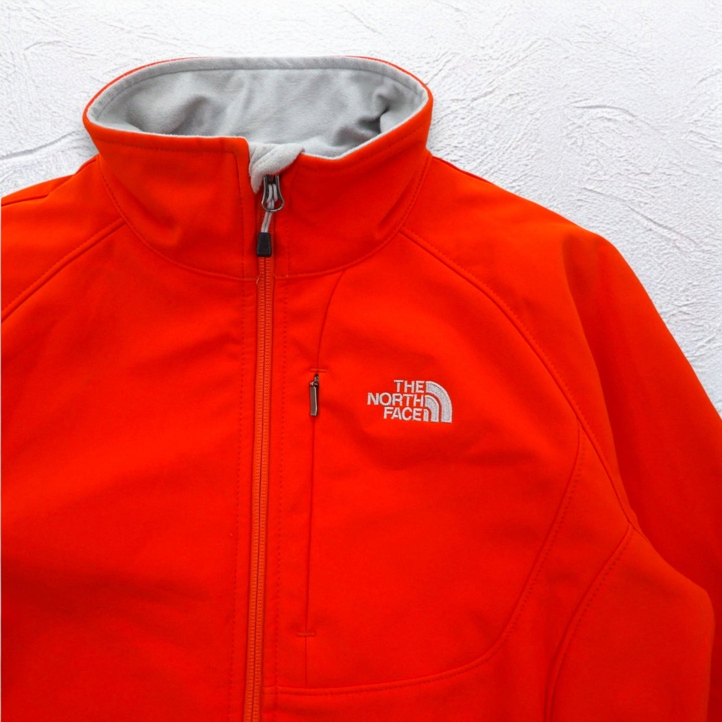 THE NORTH FACE エイペックス ソフトシェルジャケット M オレンジ フリースライナー 防水 US規格 ニカラグア製