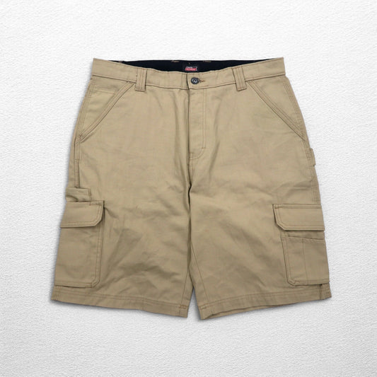 Dickies リップストップ カーゴ ショートパンツ ハーフパンツ L ベージュ Ripstop Ultimate Cargo GR40ADS