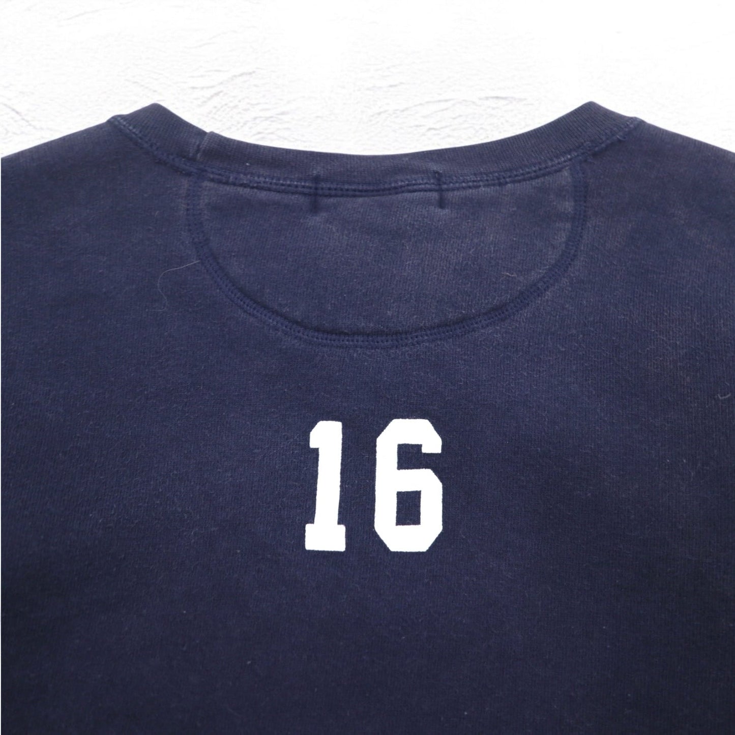 RUSSELLE ATHLETIC 90年代 TEAM ISSUE カレッジ スウェット L ネイビー 前V RYAN RAIDER BASEBALL 2段プリント メキシコ戦