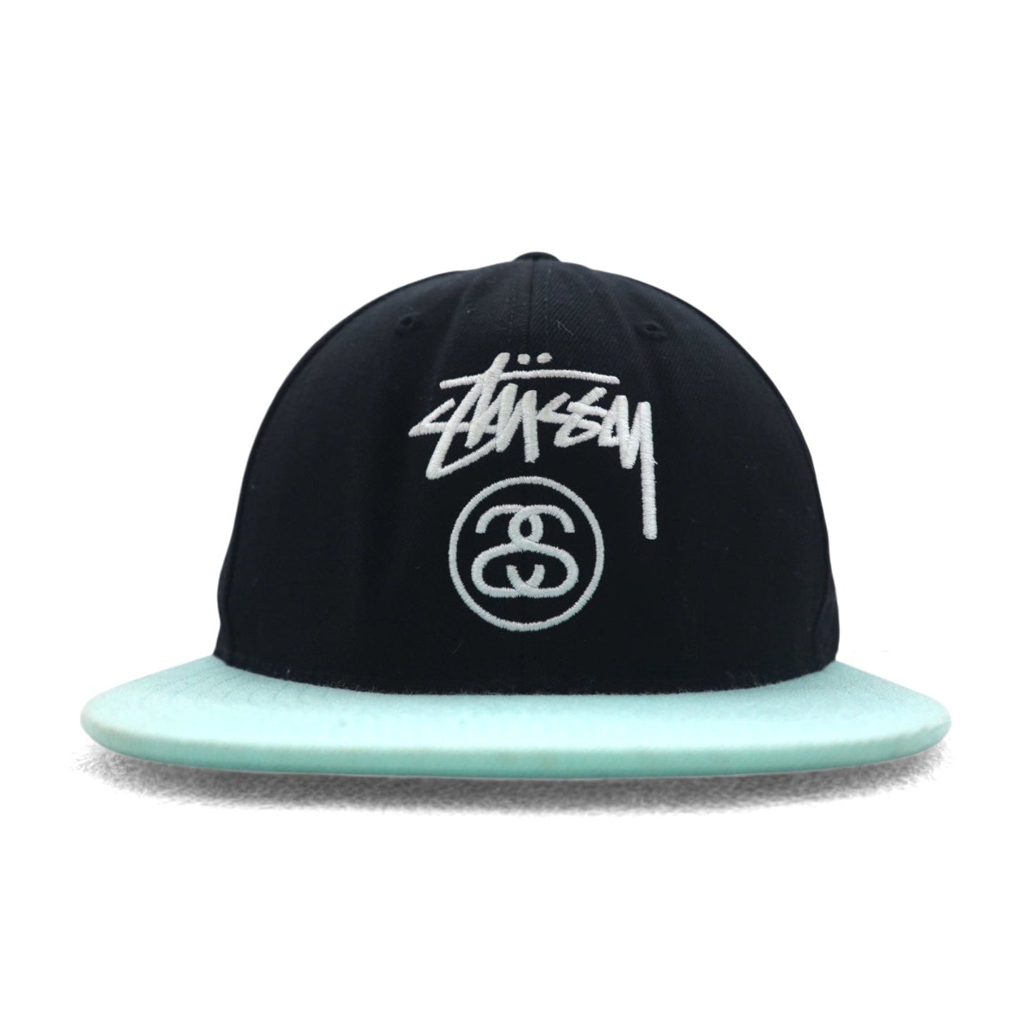 stussy CAPZ × STARTER ベースボールキャップ スナップバック FREE ブラック アクリル ウール シャネルロゴ