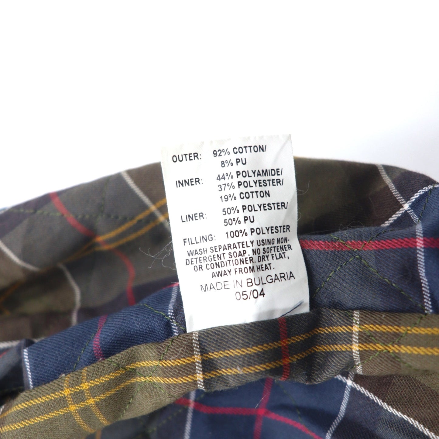 Barbour ブルガリア製 SOFT COTTON BEAUFORT JKT ビューフォートジャケット XXL ブラウン コットン 襟コーデュロイ 裏地チェック 3ワラント ノンオイル