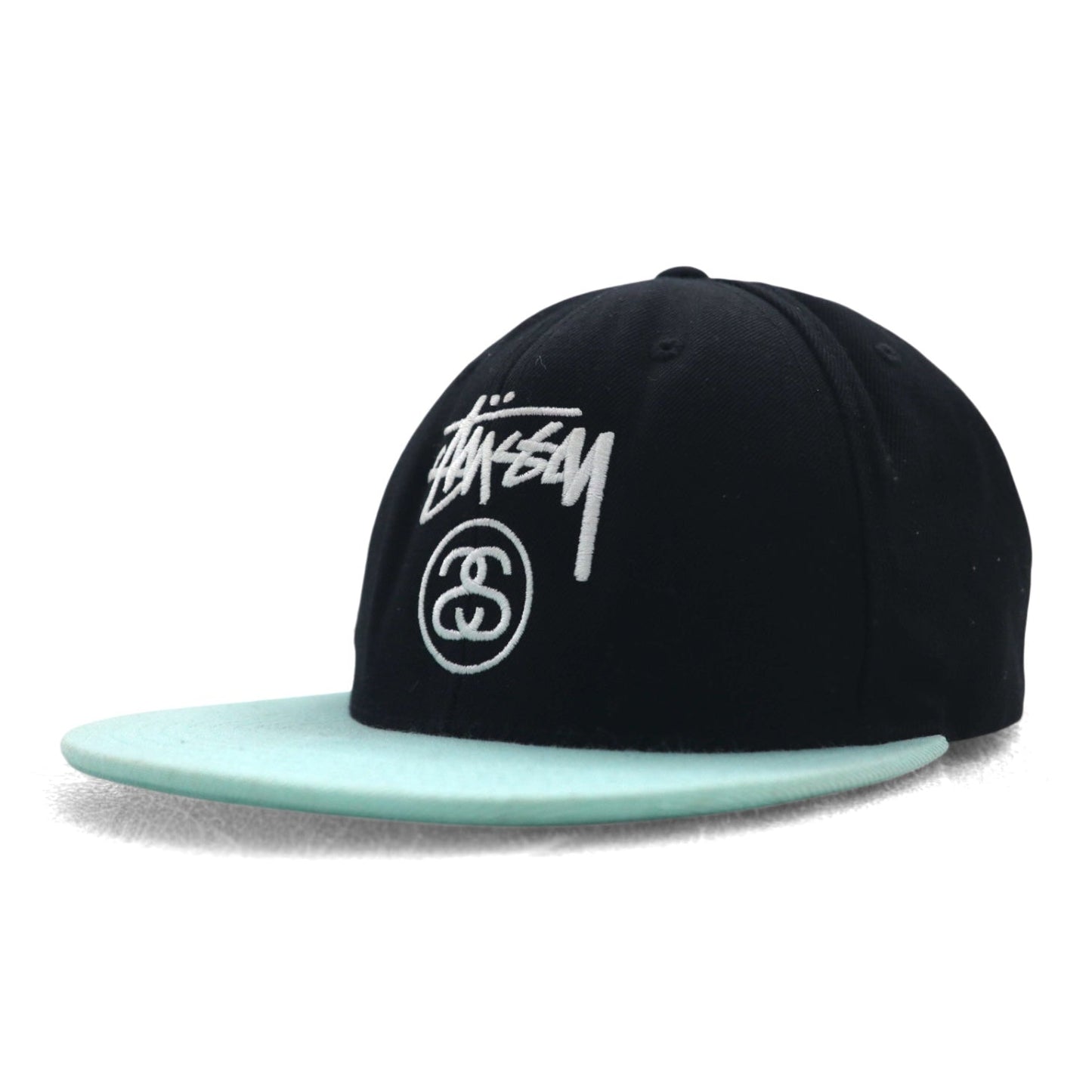 stussy CAPZ × STARTER ベースボールキャップ スナップバック FREE ブラック アクリル ウール シャネルロゴ