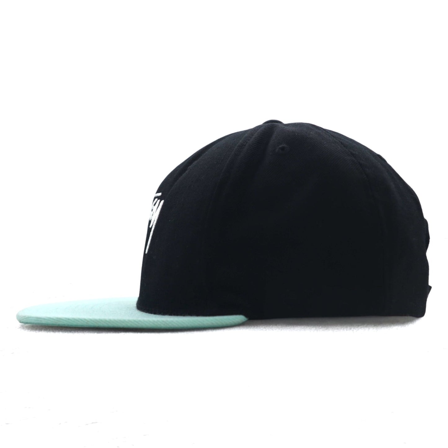 stussy CAPZ × STARTER ベースボールキャップ スナップバック FREE ブラック アクリル ウール シャネルロゴ