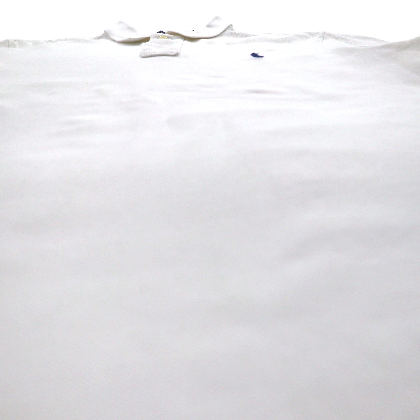 POLO RALPH LAUREN クラシックフィット CLASSIC FIT ポロシャツ M ホワイト 鹿の子 スモールポニー刺繍