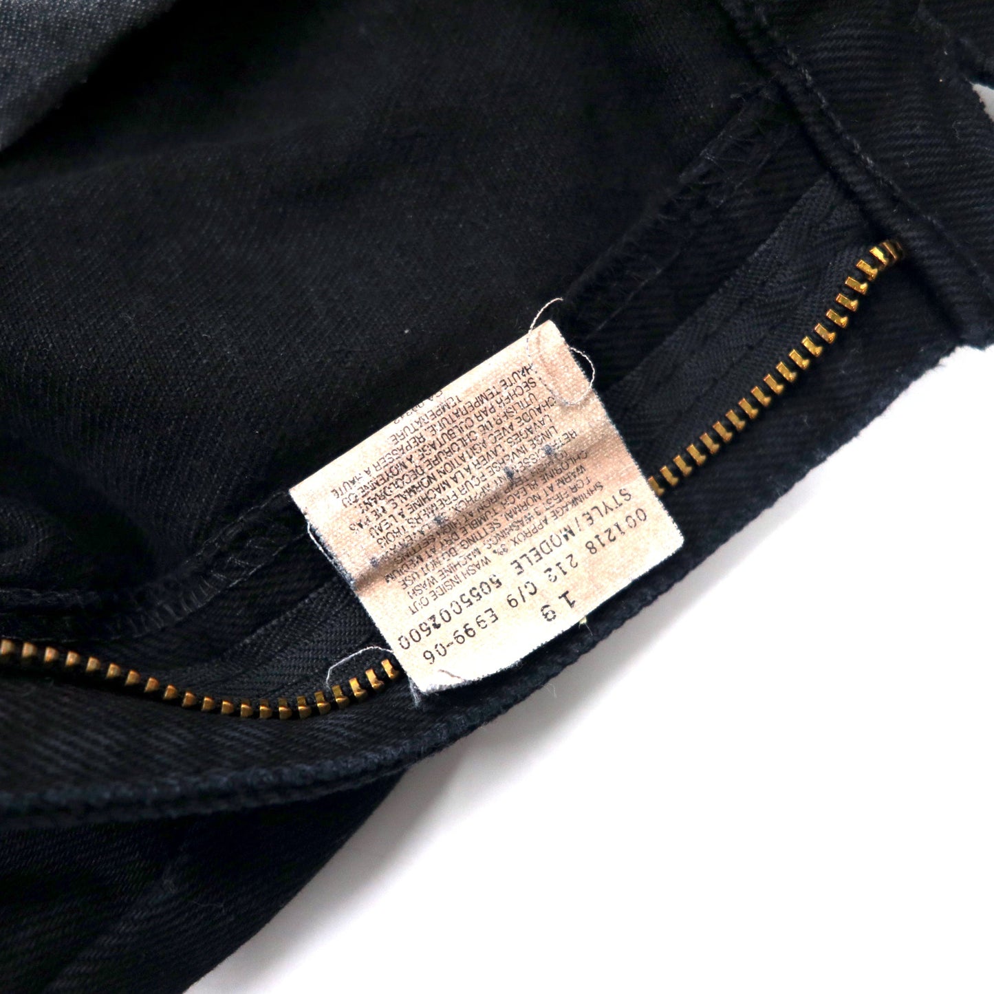 Levi's カナダ製 90年代 550 RELAXED FIT ブラック デニムパンツ 40 ビッグサイズ 550-0260