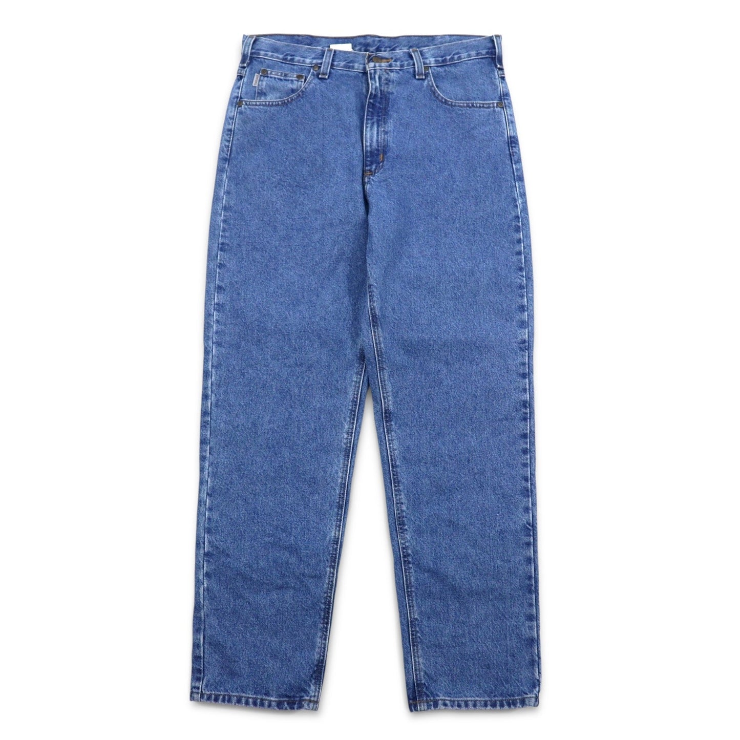 Carhartt リラックスフィット バギー テーパード デニムパンツ L インディゴ ブルー RELAXED FIT B13 STW メキシコ製
