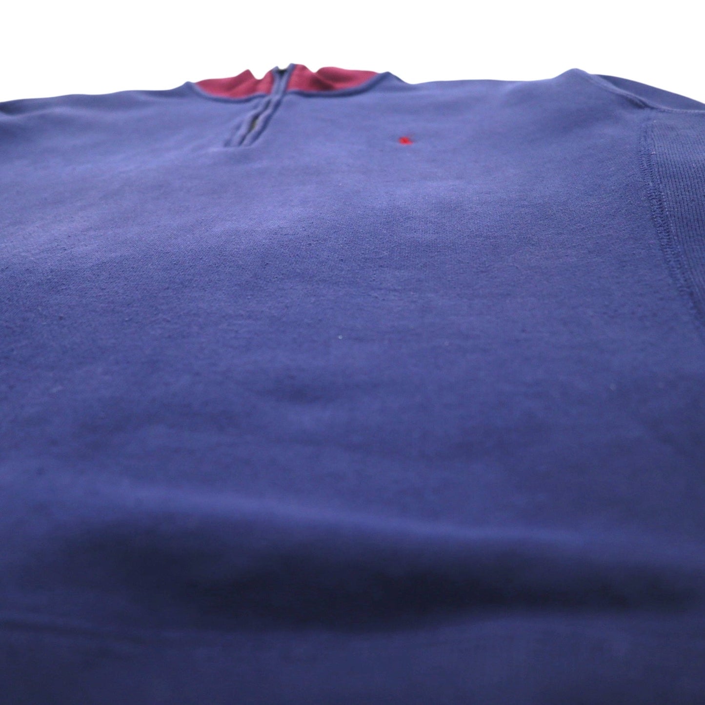 Polo by Ralph Lauren ハーフジップ リバースウィーブ スウェット XL ネイビー リブライン