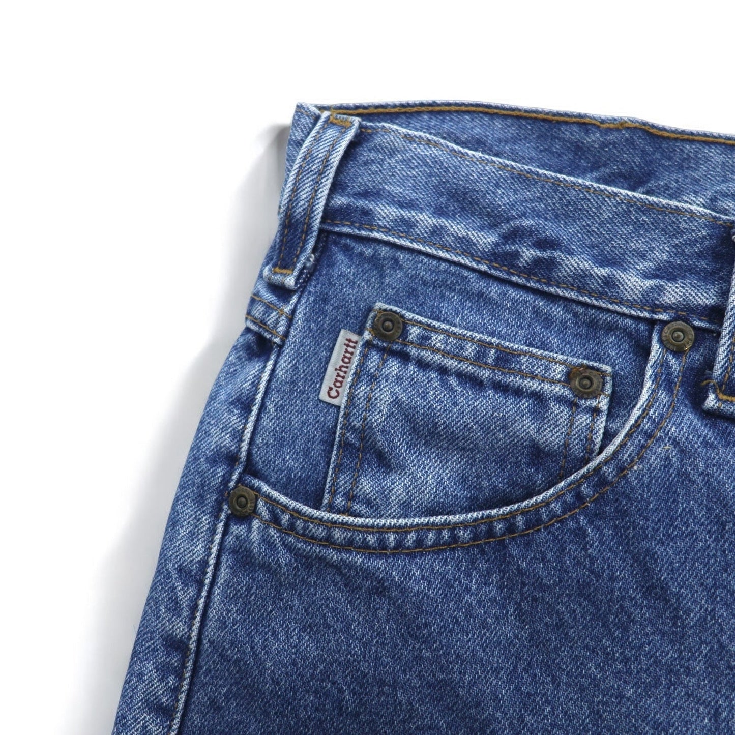 Carhartt リラックスフィット バギー テーパード デニムパンツ L インディゴ ブルー RELAXED FIT B13 STW メキシコ製