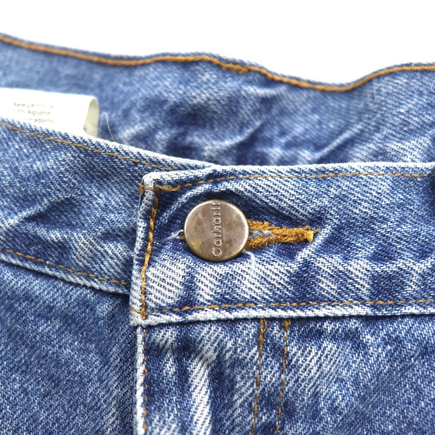 Carhartt リラックスフィット バギー テーパード デニムパンツ L インディゴ ブルー RELAXED FIT B13 STW メキシコ製