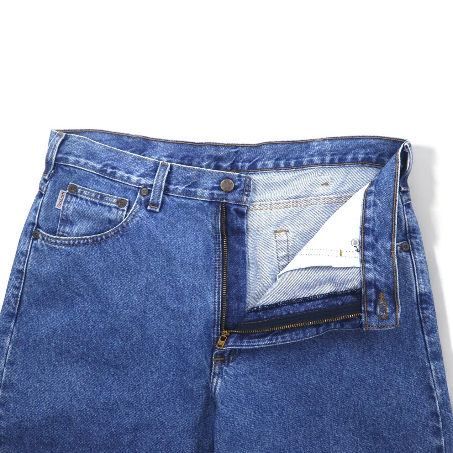 Carhartt リラックスフィット バギー テーパード デニムパンツ L インディゴ ブルー RELAXED FIT B13 STW メキシコ製