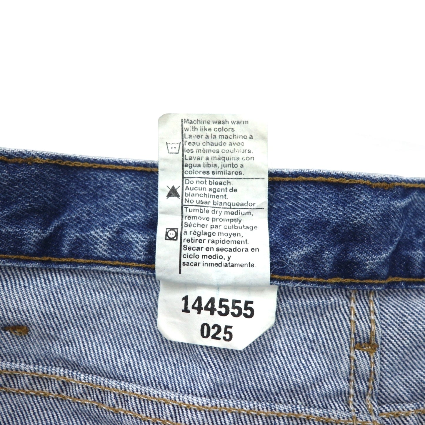 Carhartt リラックスフィット バギー テーパード デニムパンツ L インディゴ ブルー RELAXED FIT B13 STW メキシコ製
